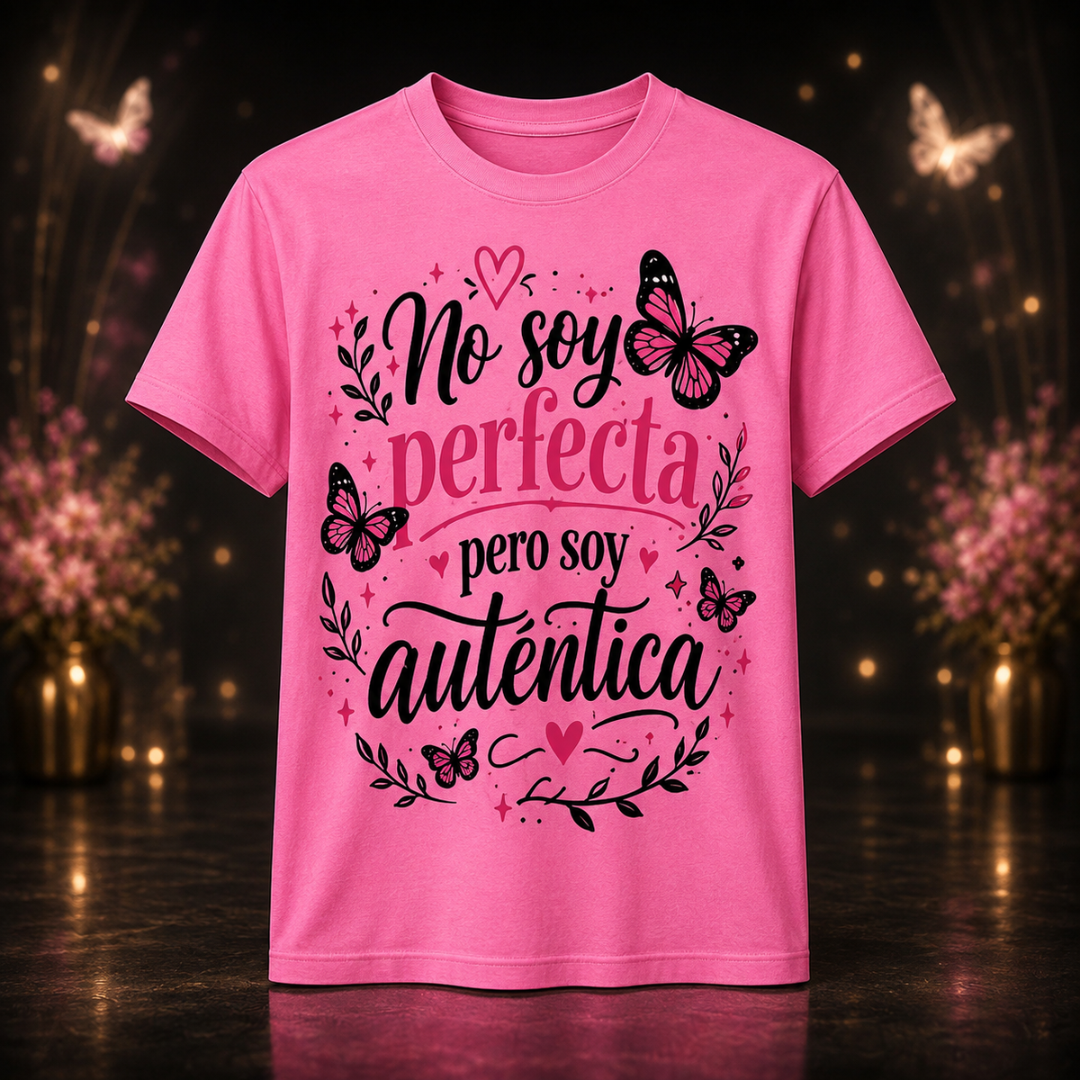 NO SOY PERFECTA PERO SOY AUTENTICA | BUTTERFLY JF WEAR T-Shirt