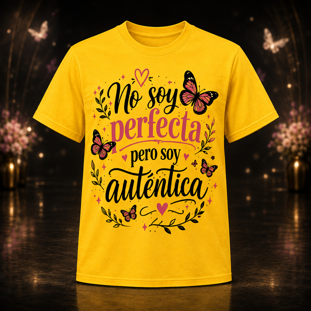 NO SOY PERFECTA PERO SOY AUTENTICA | BUTTERFLY JF WEAR T-Shirt