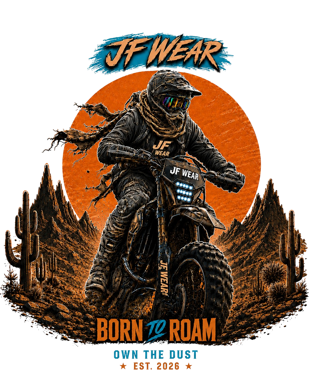 JF Wear Own The Dust Digital PNG Design
