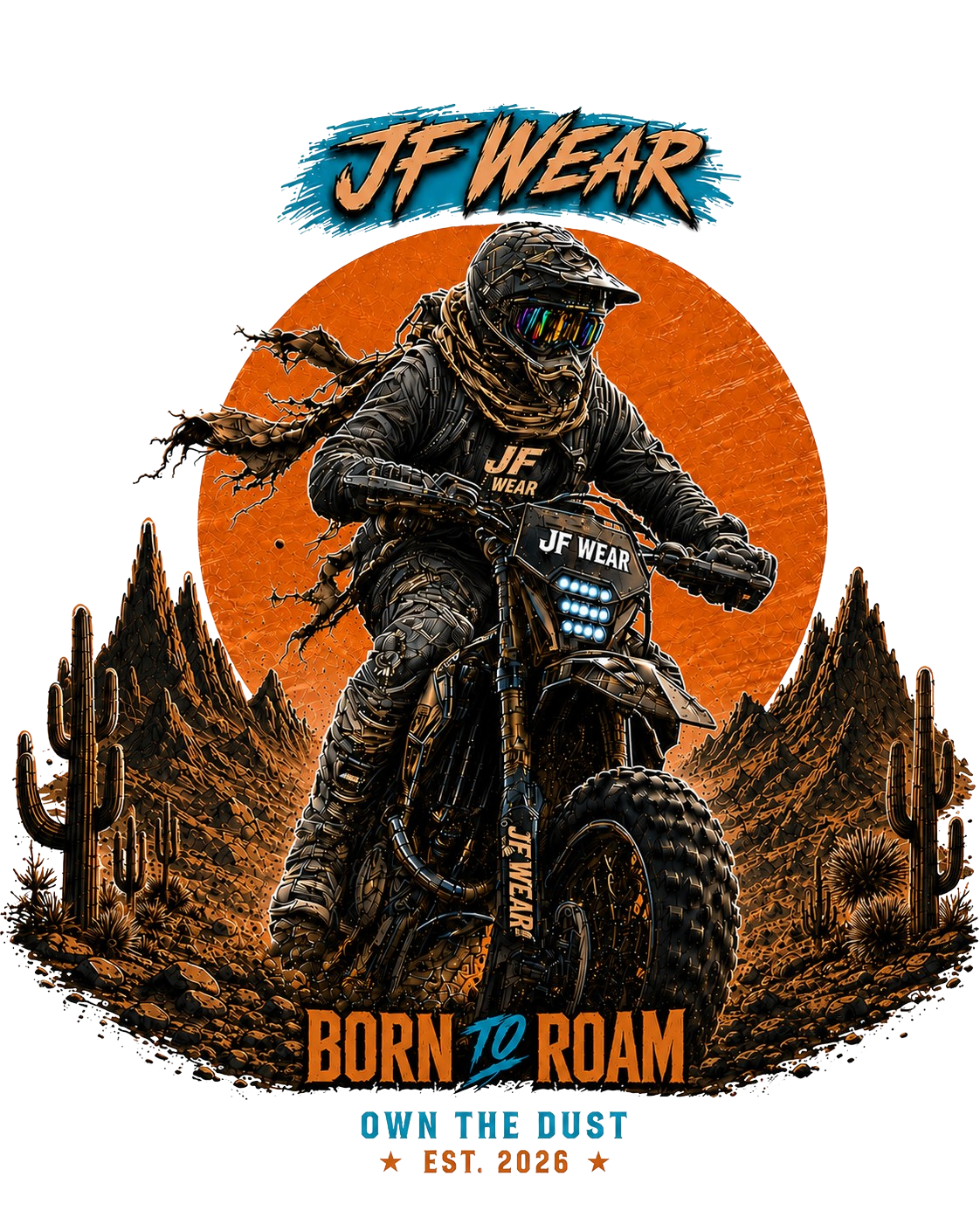 JF Wear Own The Dust Digital PNG Design