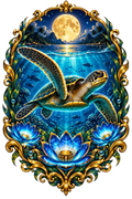 JFW NIGTH TURTLE DIGITAL PNG DESIGN