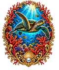 JFW SINGLE TURTLE DIGITAL PNG DESIGN