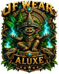 premium mayan alux golden artwork whit blue energy and transparent background for t-shirt printing