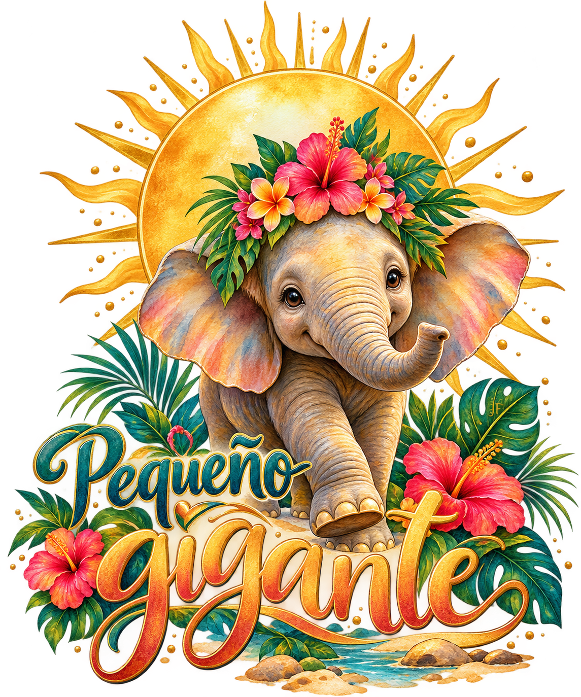 JWD Pequeno Gigante Digital PNG Design